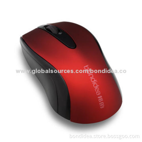 2.4GHz Wireless Optical Mouse with Fashionable Design, measures 109.6 x 60.4 x 36.5mm
